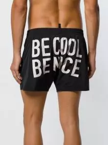 dsquared2 underwear short collections hommes becool black white